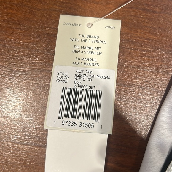 Baby boy Adidas matching (2) 2-Piece Sets - Picture 7 of 7